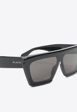 Geometric Logo Sunglasses