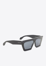 Geometric Logo Sunglasses