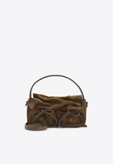 Micro Crossbody Suede Bag