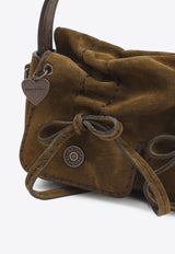 Micro Crossbody Suede Bag