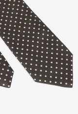 Polka Dots Silk Tie