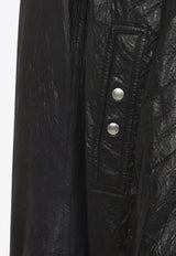 Classic Flight Leather Bomber Jacket