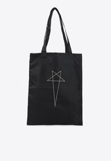 Pentagram Nylon Tote Bag
