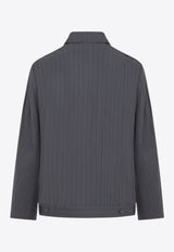 Striped Zip-Up Jacket