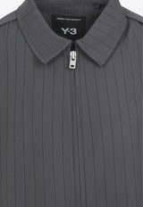 Striped Zip-Up Jacket