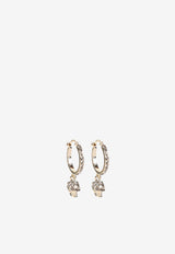 Skull Hoop Earrings