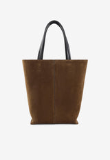 Pot Cabas Suede Tote Bag