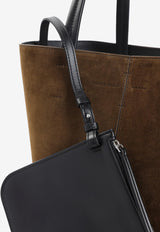 Pot Cabas Suede Tote Bag