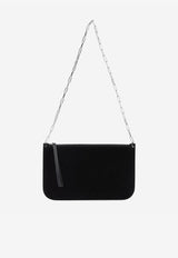 Slip Suede Chain Shoulder Bag