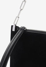 Slip Suede Chain Shoulder Bag