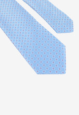Polka Dots Pattern Silk Tie