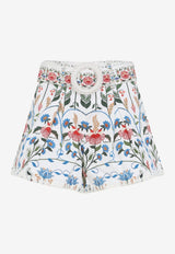 Fraga Printed Mini Shorts
