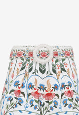 Fraga Printed Mini Shorts