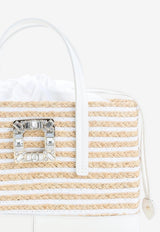 Skate Straw Top Handle Bag