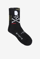 Skull Stitch Crew Socks