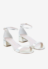 Nudist Block 35 Metallic Leather Sandals