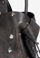 Midi Musubi Tote Bag in Vintage Leather