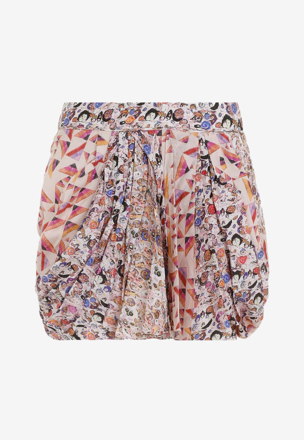 Lovia Print Mini Skirt