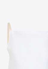 توب بلا أكمام بقَصة مُستقيمة