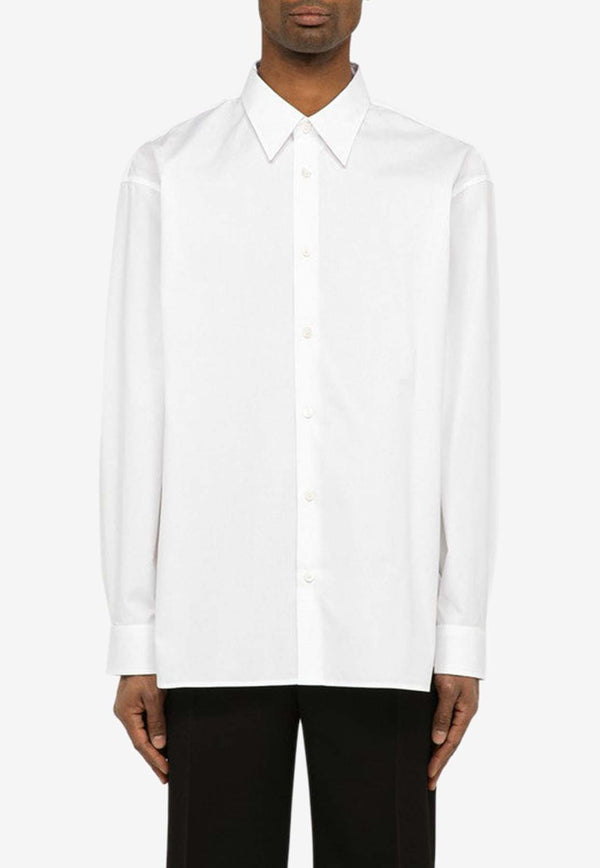 Dries Van Noten Long-Sleeved Croom Shirt 0207138329/O_DRVNO-001 White