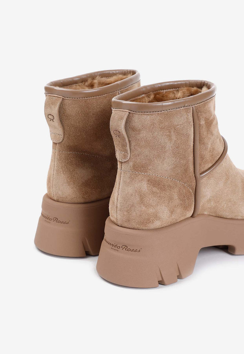 Stormy Suede Ankle Boots