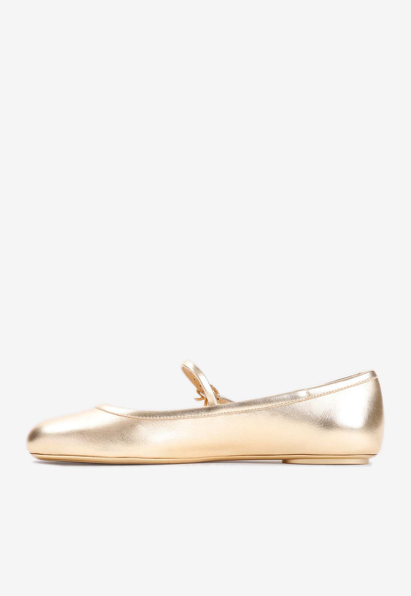 Carla Ballet Flats in Nappa Leather