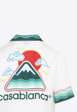 Graphic-Print Bowling Shirt