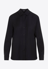 Long-Sleeved Wool Shirt