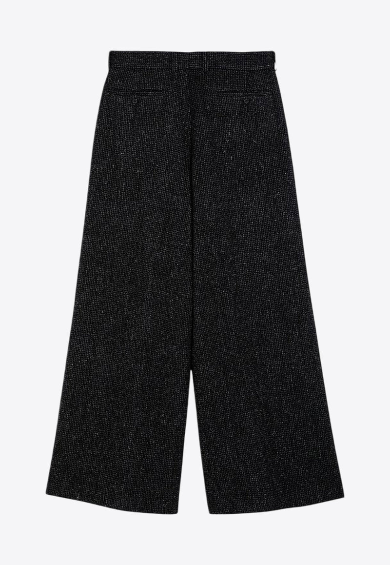 Dries Van Noten Pleated Wide-Leg Pants Black 0209099216/P_DRVNO-900