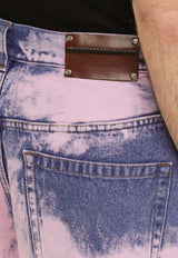 Dries Van Noten Pine Tie-Dye Jeans 0209118449/O_DRVNO-305 Pink