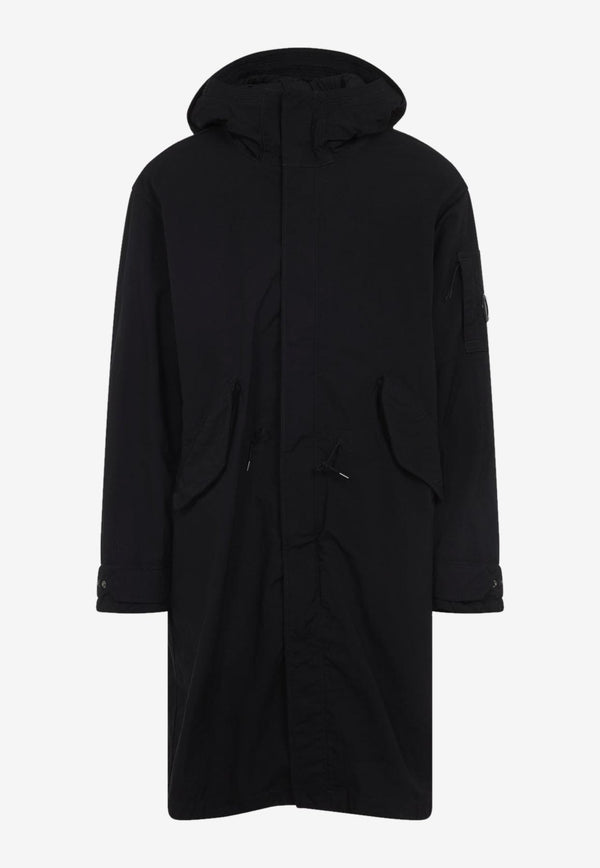 Signature Lens Padded Long Parka