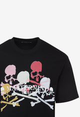 Multi Skulls Print T-shirt