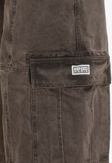 Dyed Canvas Cargo Pants