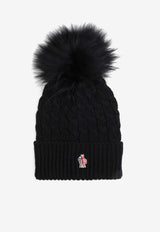 Logo-Patch Wool Beanie