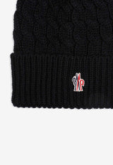 Logo-Patch Wool Beanie