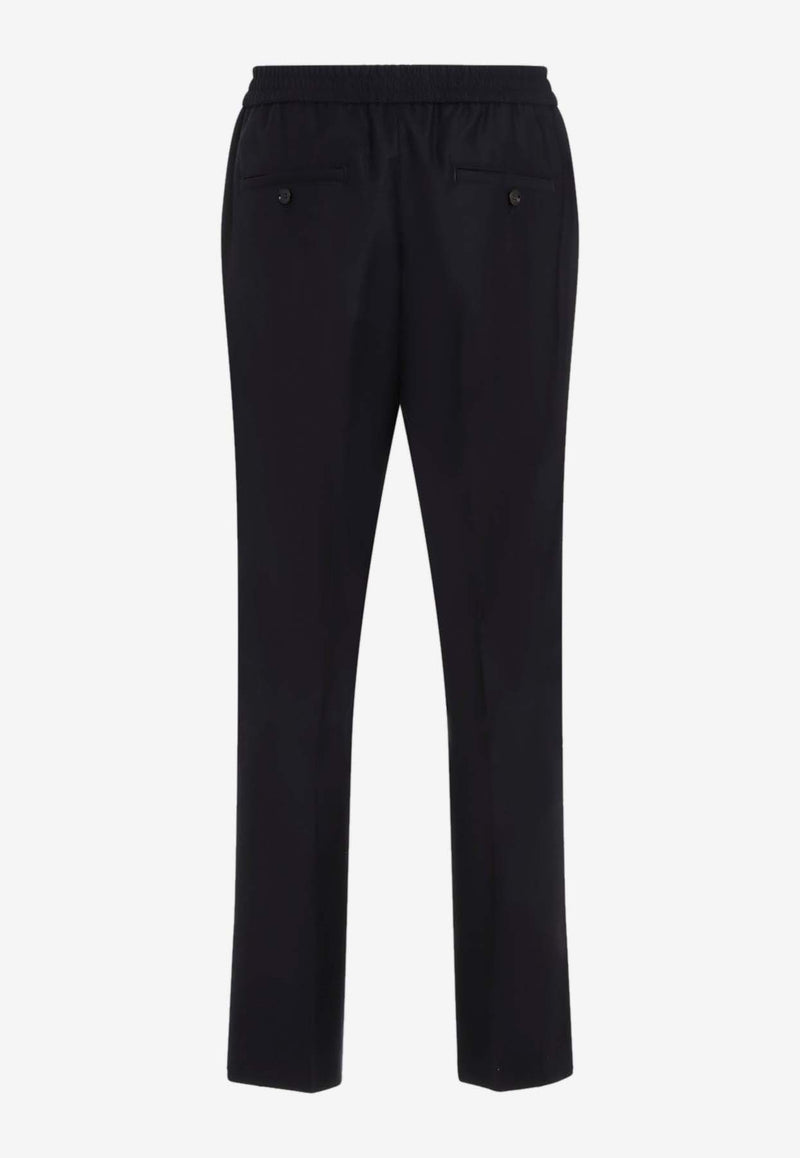 Elasticated Waist Pants in Virgin Wool