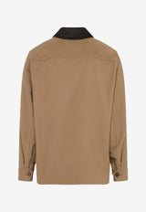 Logo-Embordered Overshirt