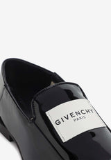 Label Leather Loafers