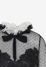 Sequin-Embellished Mini Dress