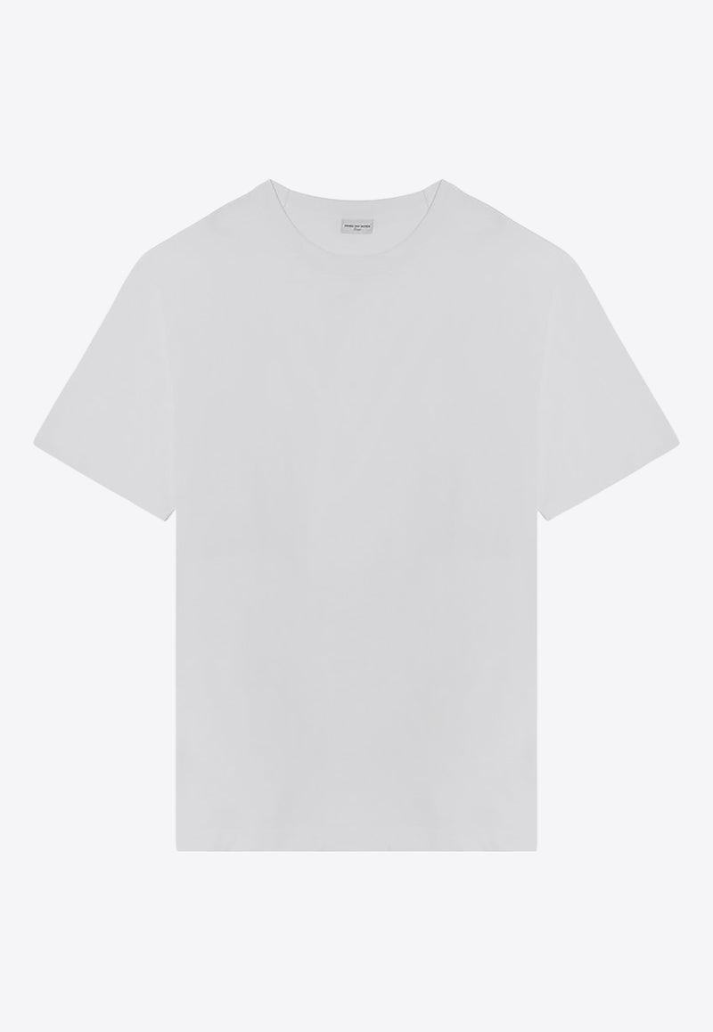 Dries Van Noten Basic Crewneck T-shirt White 0211019600/P_DRVNO-001