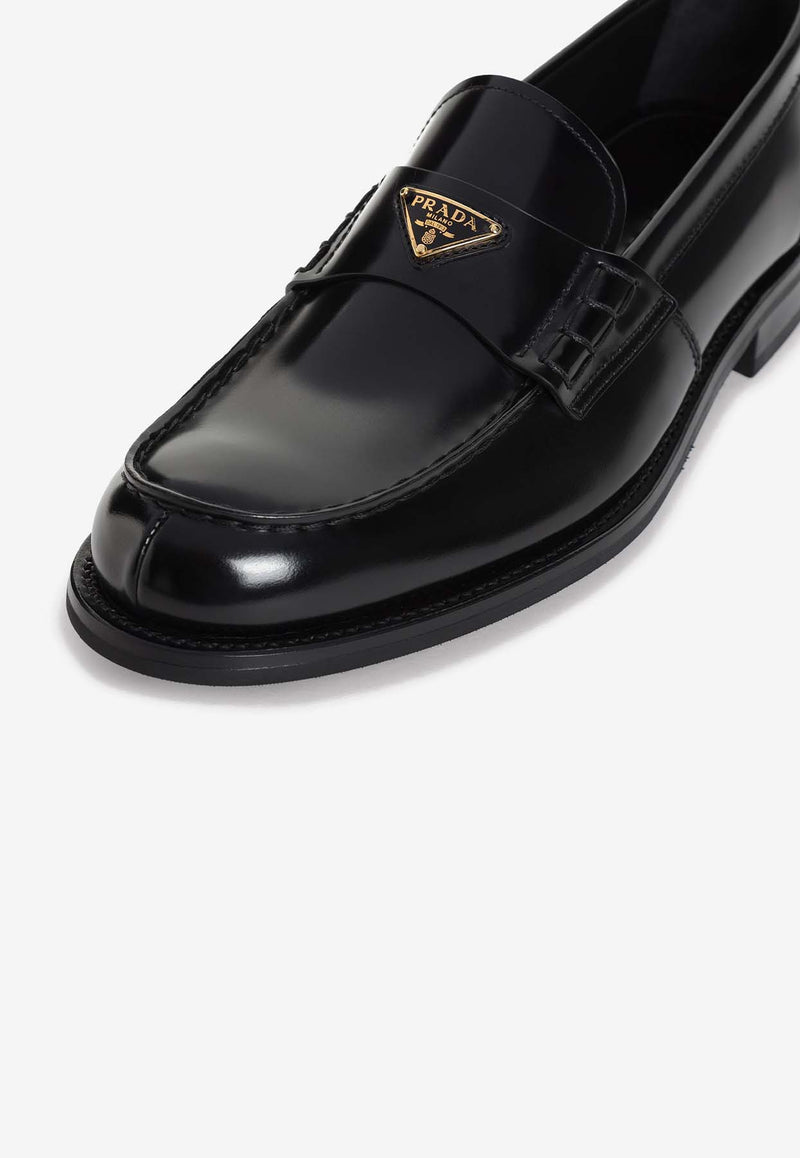 Logo Loafers in Patent Leather