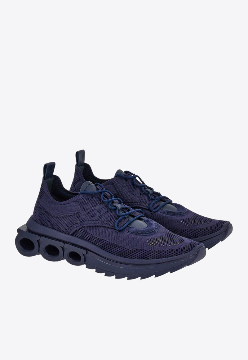 Salvatore Ferragamo Nima Knit Running Sneakers Blue 021285 NIMA KNIT 1 762764 INDIGO