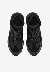 Salvatore Ferragamo Leonida High-Top Sneakers Black 021311 LEONIDA 762900 NERO