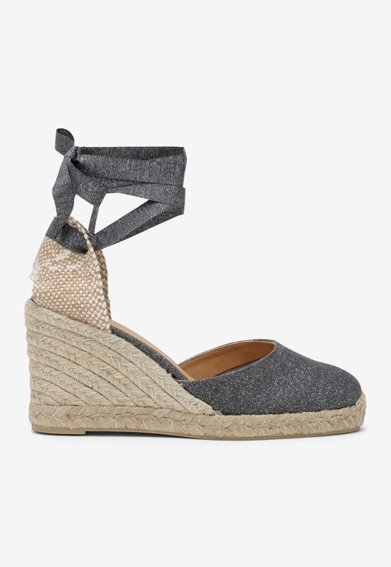 Castañer Carina 70 Glittered Espadrilles 021767CO/O_CASTA-4289