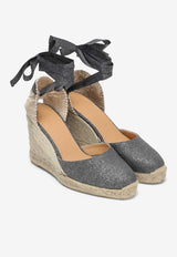 Castañer Carina 70 Glittered Espadrilles 021767CO/O_CASTA-4289