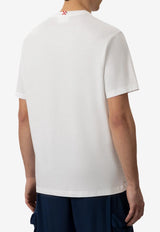 MC2 Saint Barth Snoopy Soccer Print T-shirt White 02568H_WHITE MULT