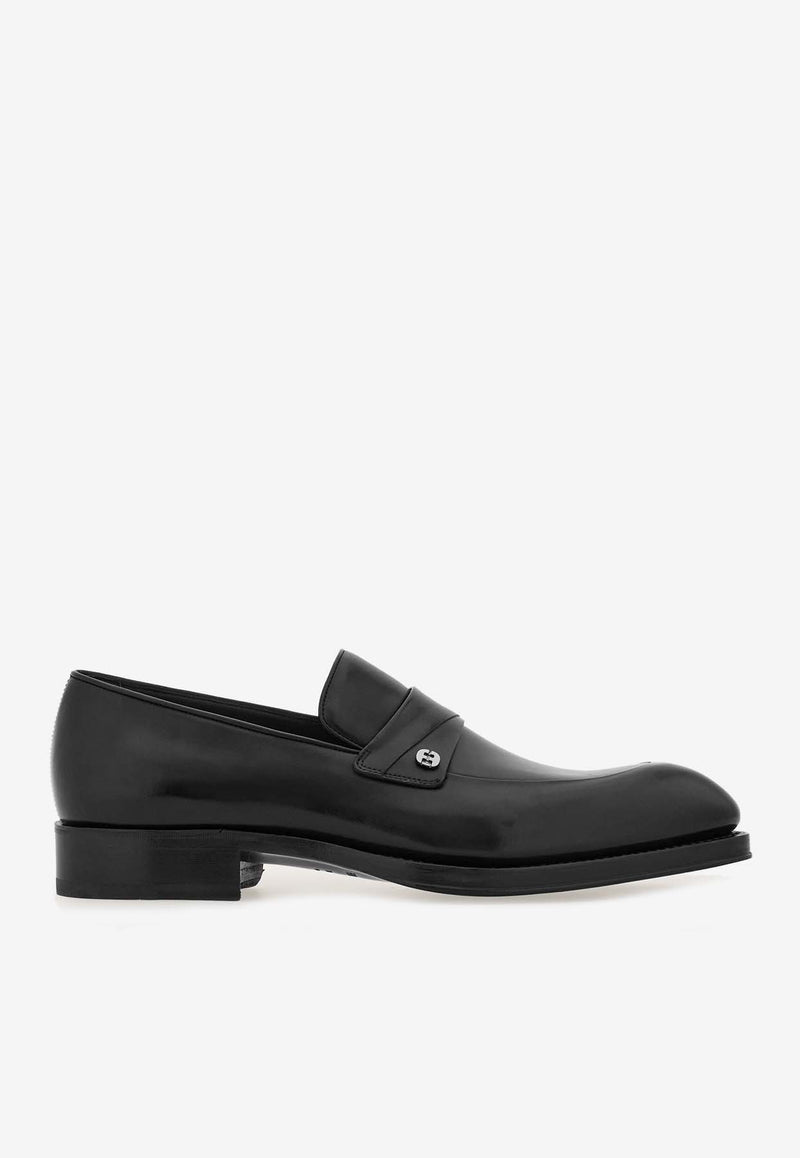 Salvatore Ferragamo Cantore Tramezza Loafers 027957 CANTORE 776457 NERO Black