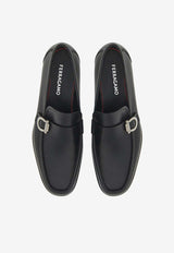 Salvatore Ferragamo Caspian Gancini Loafers 027963 CASPIAN 775114 NERO Black