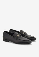 Ferragamo Balty Calf Leather Loafers Black 029268 BALTY 778978 NERO