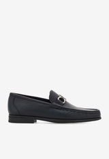 Ferragamo Grandioso2 Leather Loafers Navy 029457 GRANDIOSO2 791768 TITANIC BLUE/NAVY